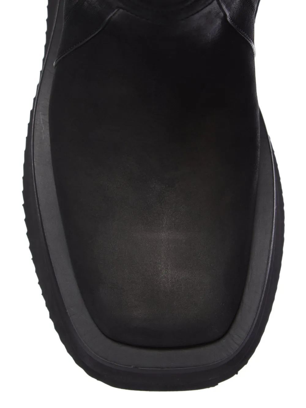 Rick Owens Concordians Runway Factory Boots In Black Nubuck