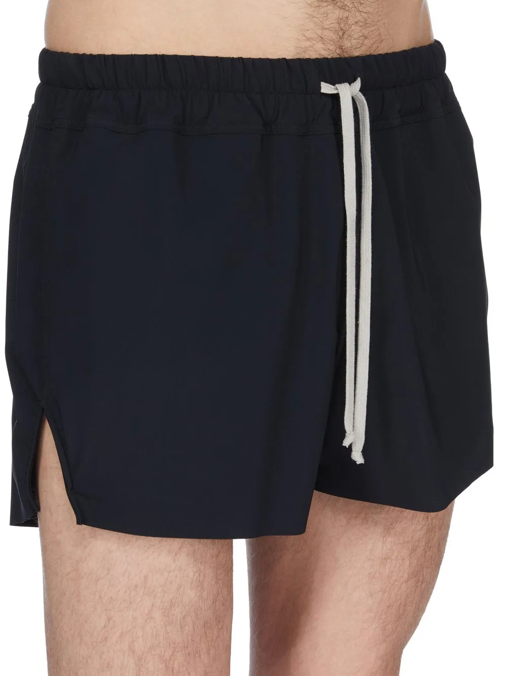 Rick Owens Temple Boxer Swimmer In Black Swim Jersey