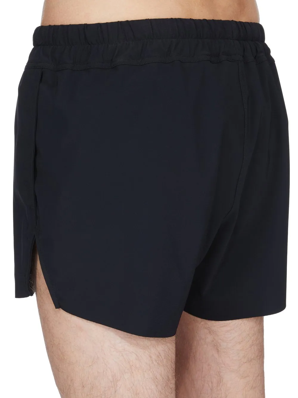Rick Owens Temple Boxer Swimmer In Black Swim Jersey