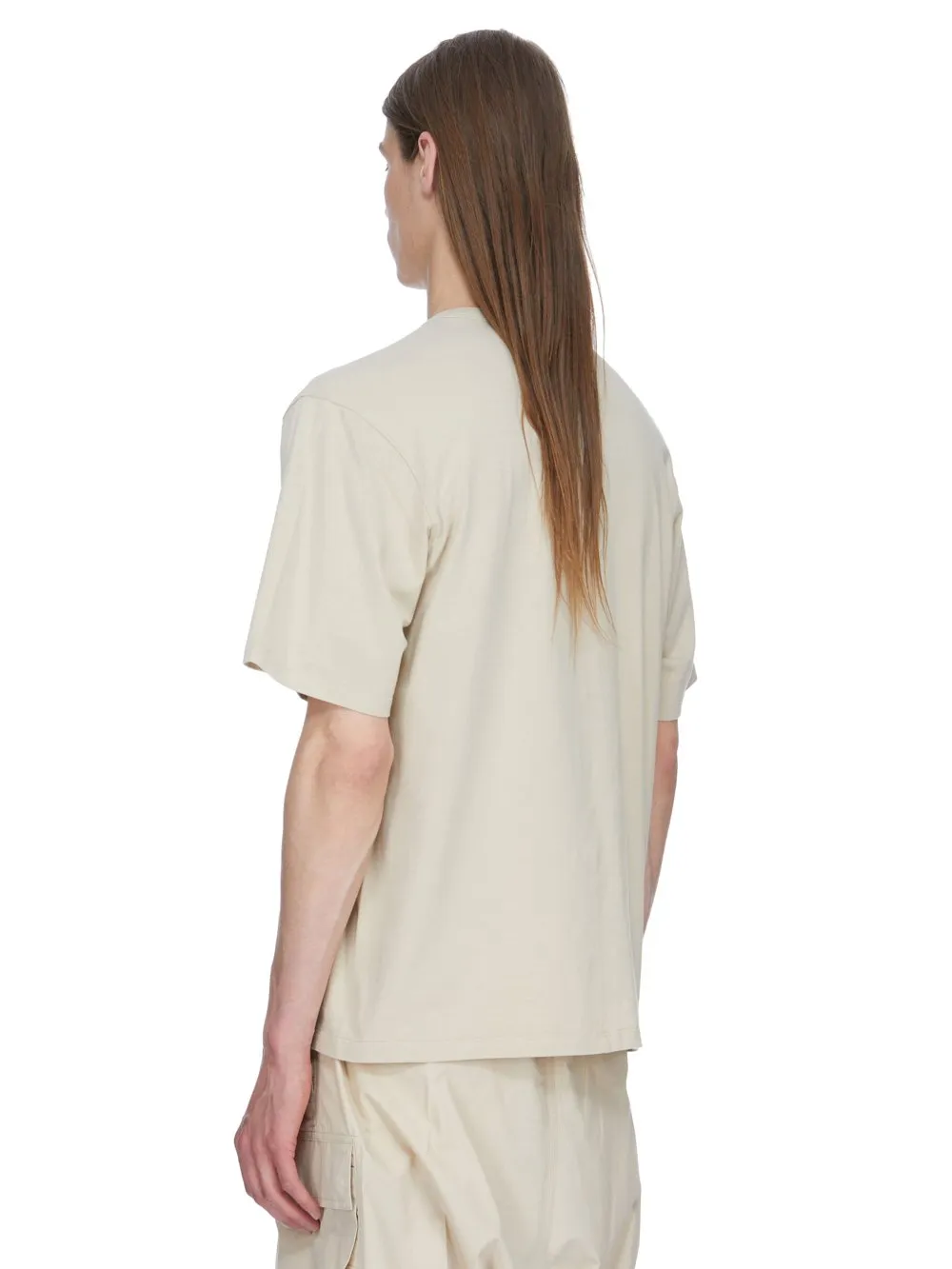 Rick Owens Temple Brad T In Sand Classic Cotton Jersey