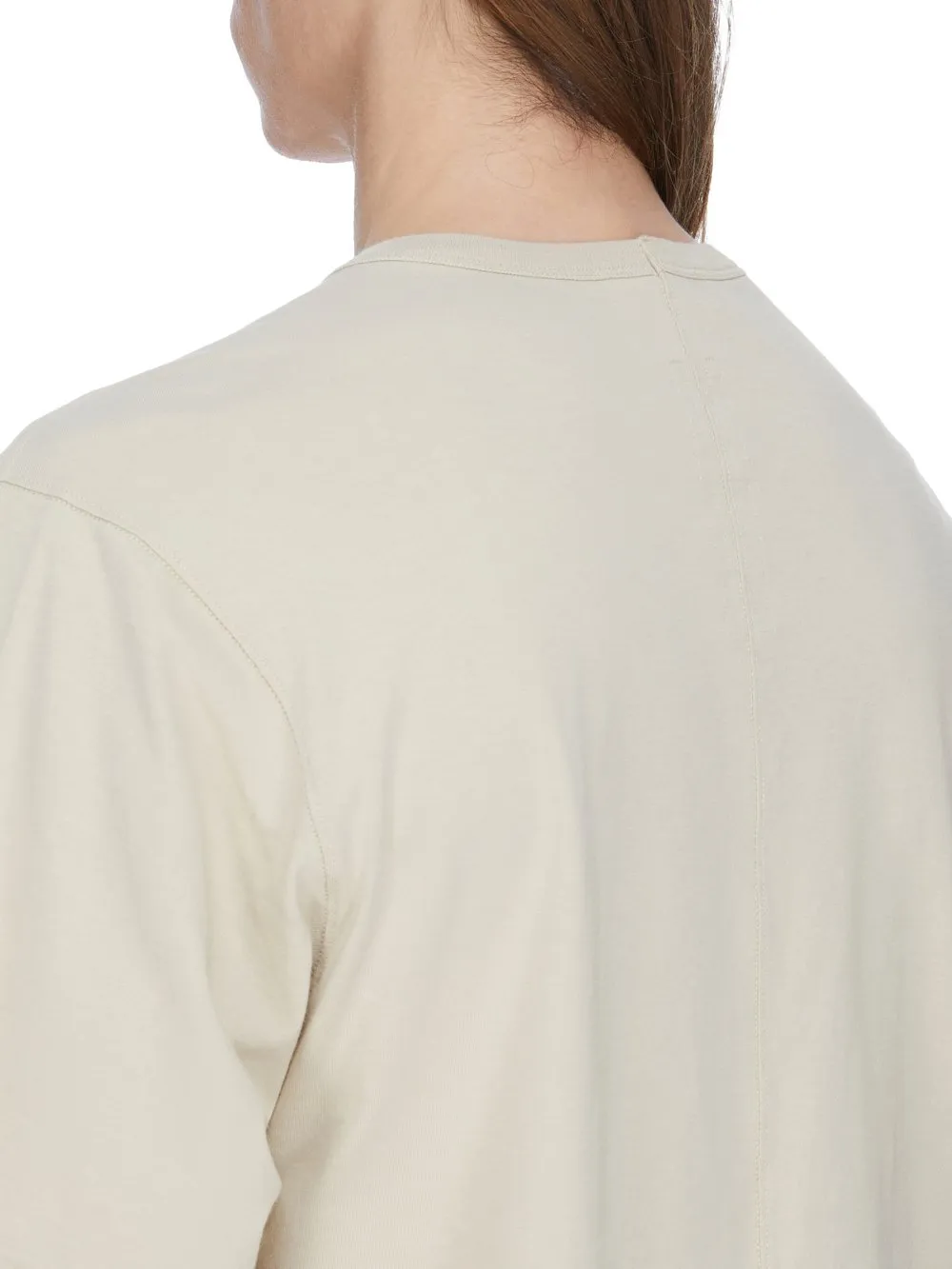 Rick Owens Temple Brad T In Sand Classic Cotton Jersey