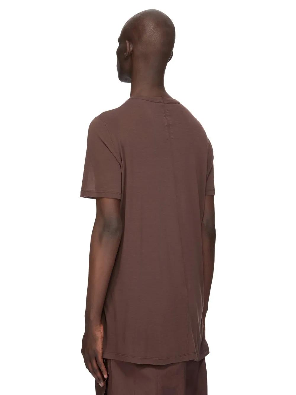 Rick Owens Temple Level T In Macassar Viscose Silk Jersey