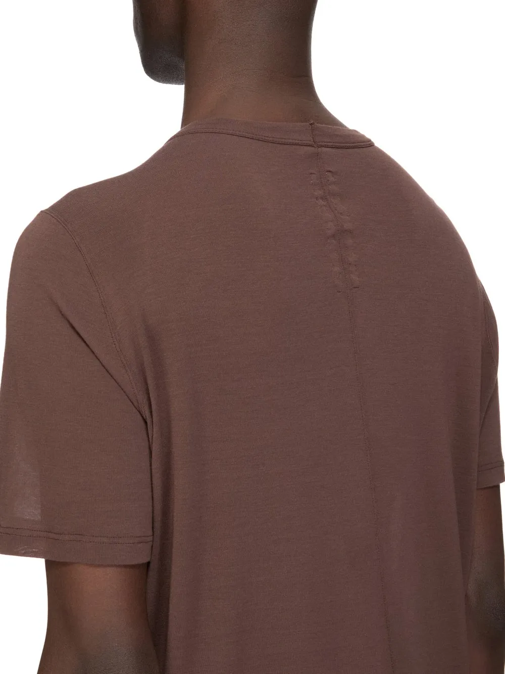 Rick Owens Temple Level T In Macassar Viscose Silk Jersey