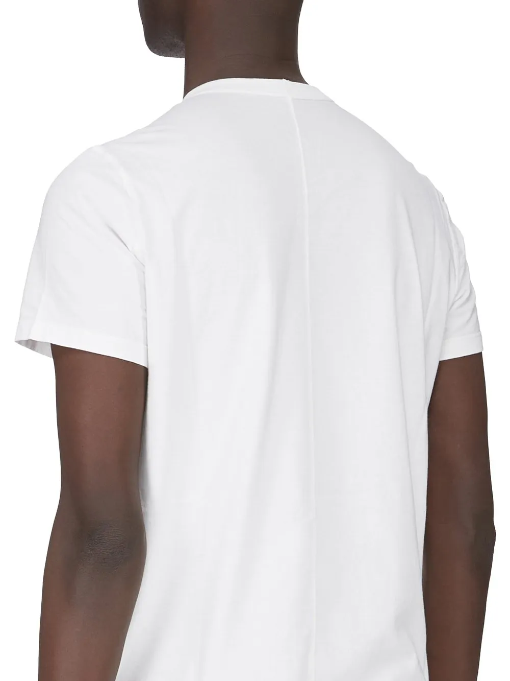 Rick Owens Temple Short Level T In Milk Classic Cotton Jersey