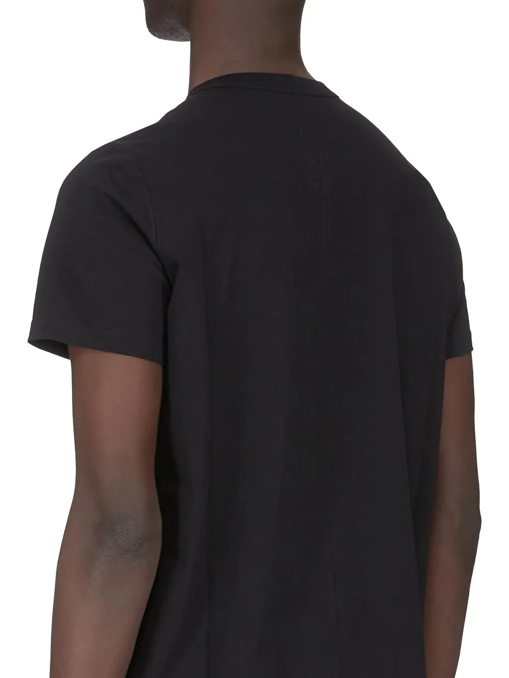 Rick Owens Temple Short Level T In Black Classic Cotton Jersey