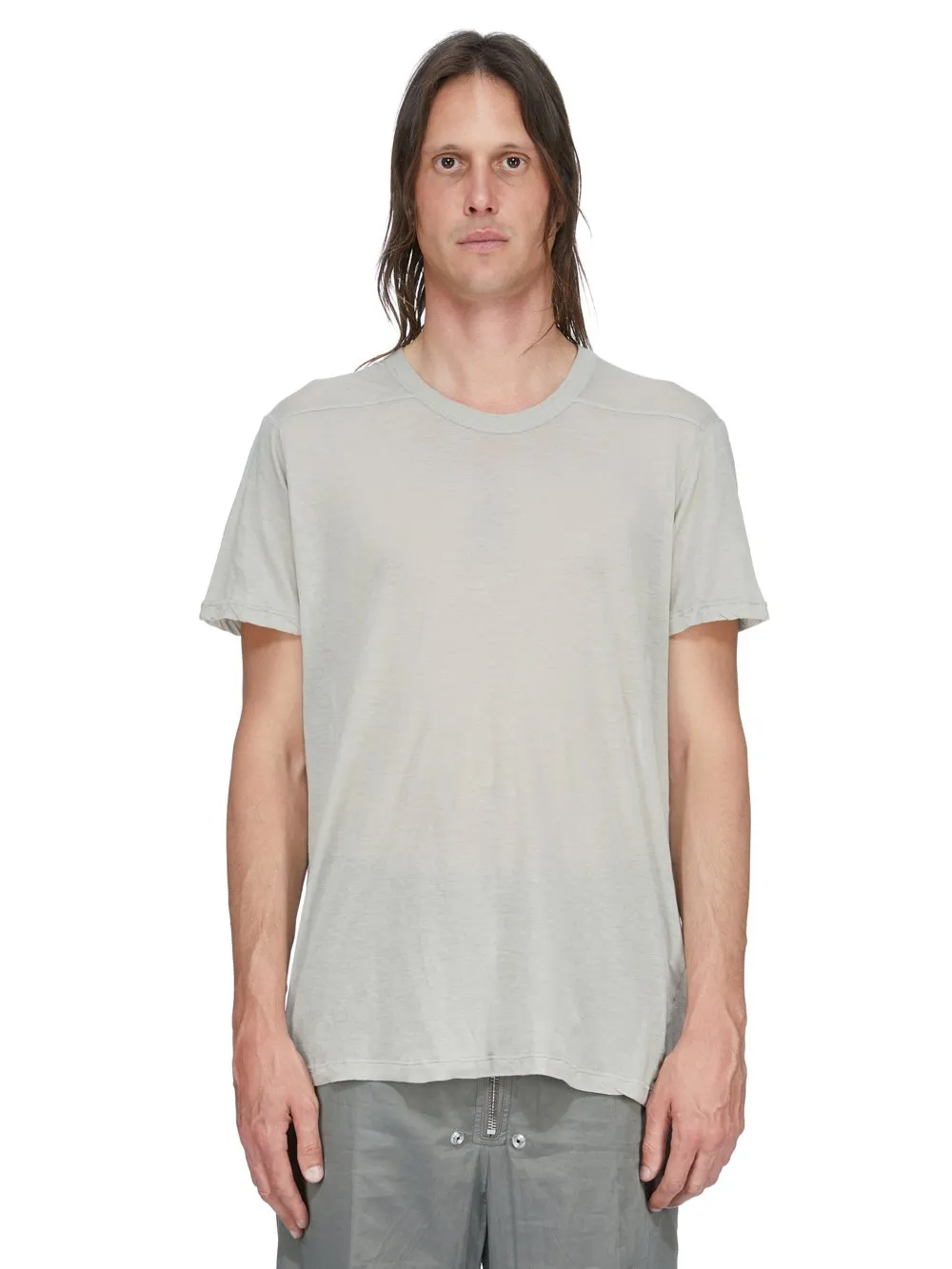 Rick Owens Temple Short Level In Pearl Unstable Cotton