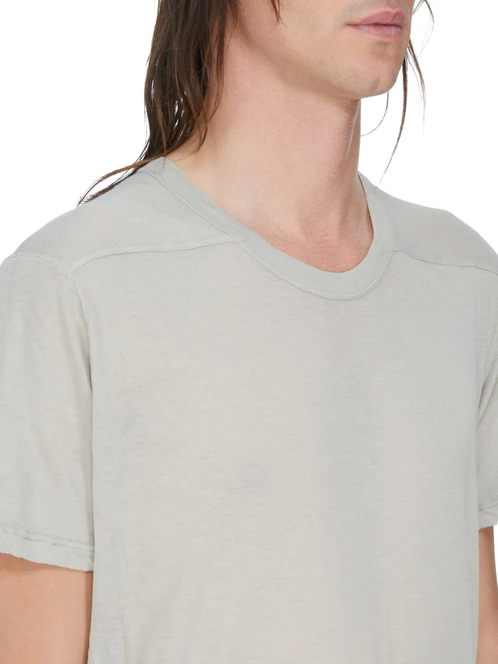 Rick Owens Temple Short Level In Pearl Unstable Cotton