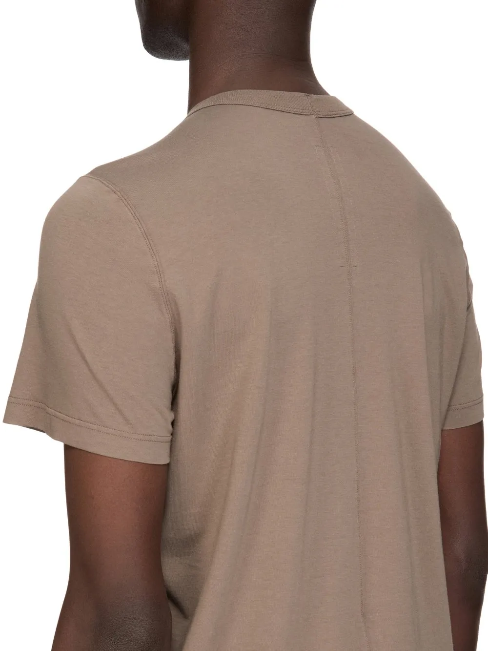 Rick Owens Temple Short Level T In Dust Classic Cotton Jersey