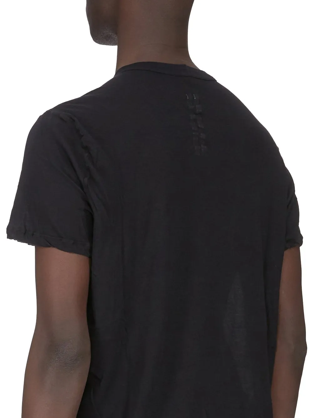 Rick Owens Temple Short Level T In Black Unstable Cotton