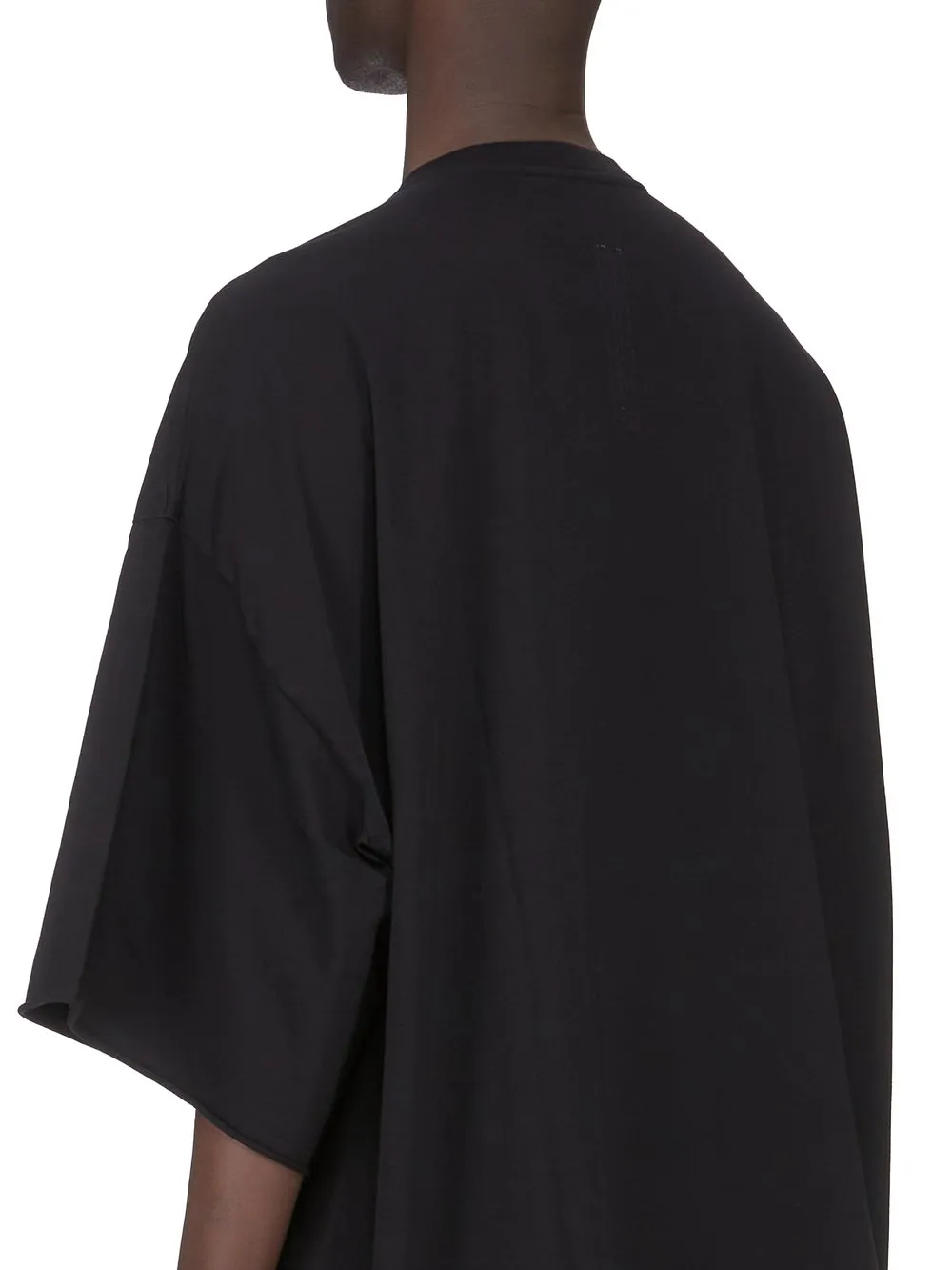 Rick Owens Temple V Tommy T In Black Classic Cotton Jersey