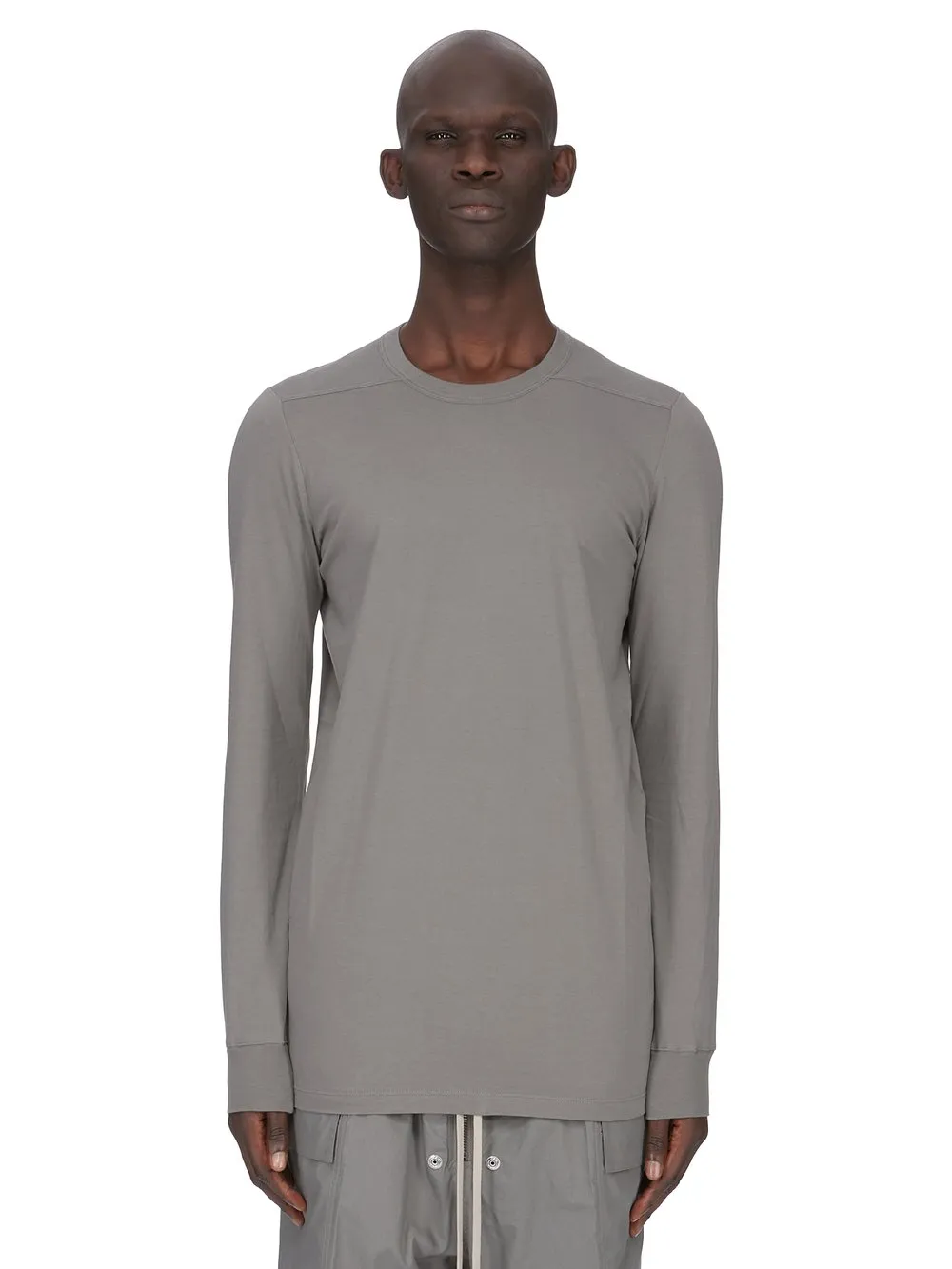 Rick Owens Temple Level Ls T In Euca Classic Cotton Jersey