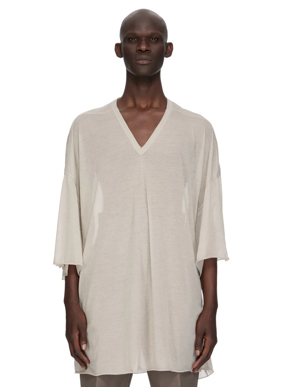 Rick Owens Temple V Tommy T In Pearl Unstable Cotton