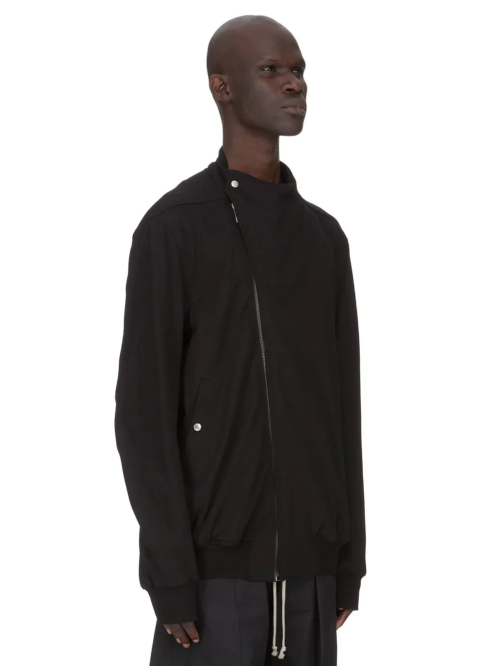 Rick Owens Temple Hollywood Flight In Black Heavy Jersey