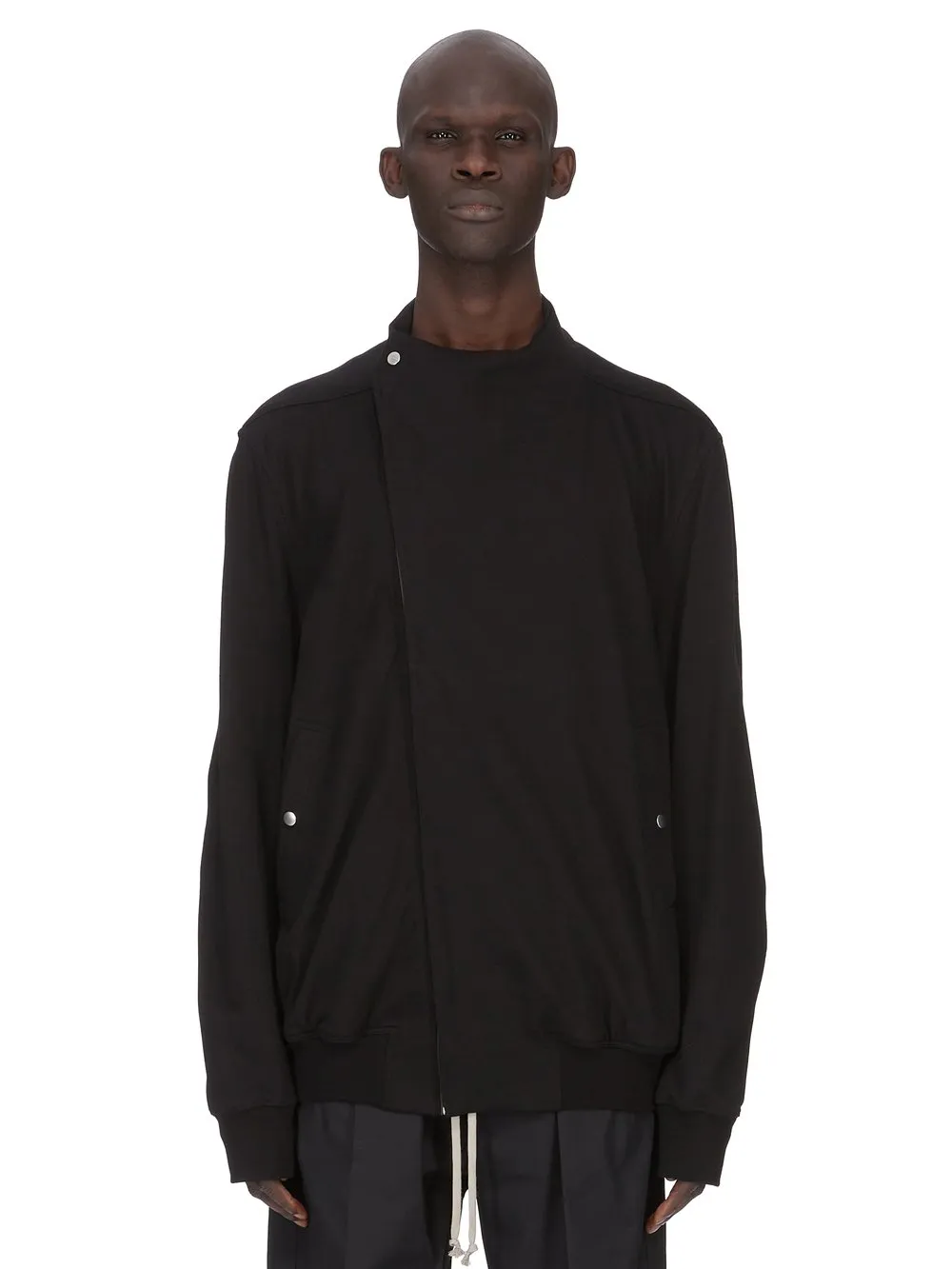Rick Owens Temple Hollywood Flight In Black Heavy Jersey