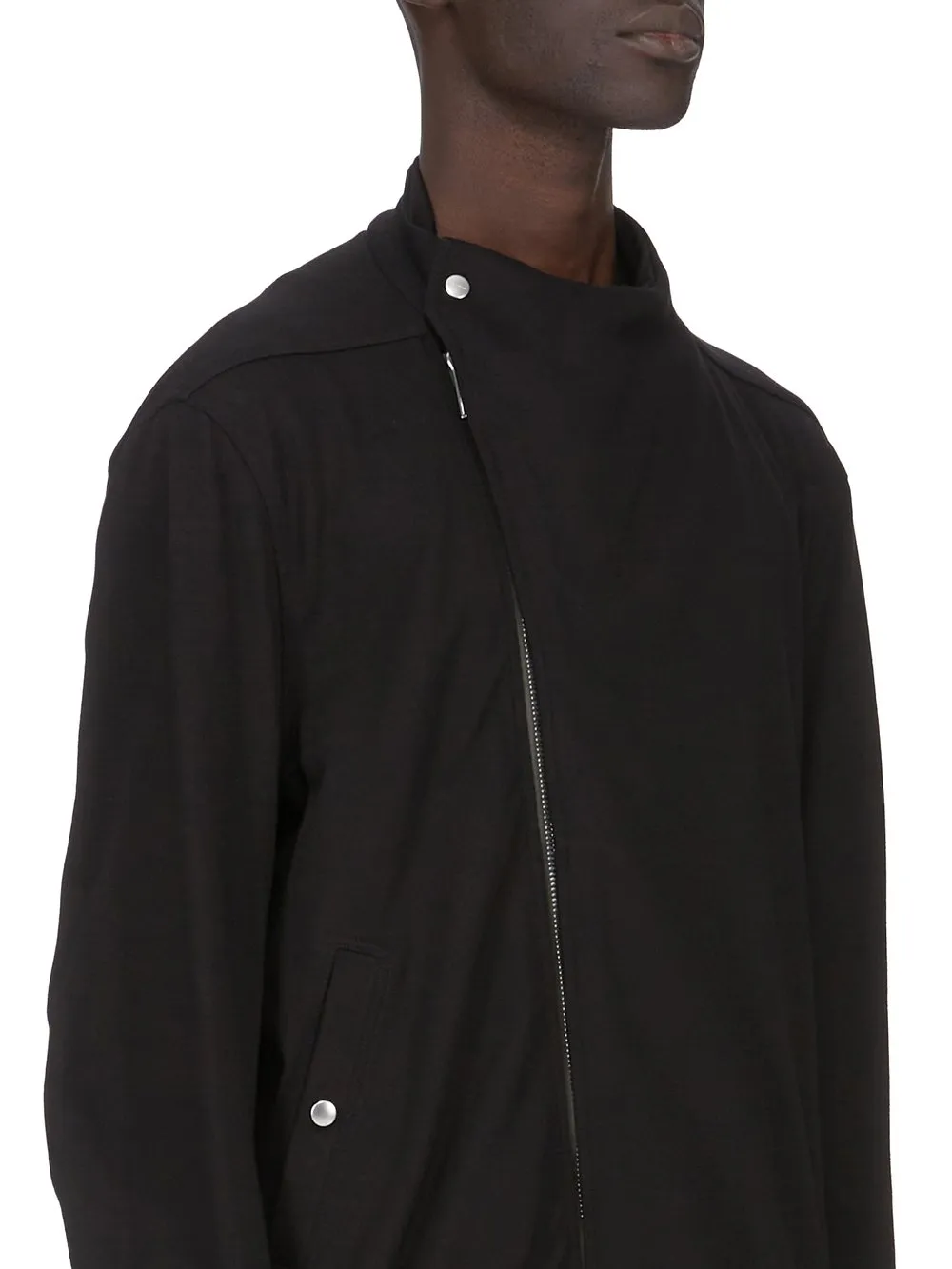 Rick Owens Temple Hollywood Flight In Black Heavy Jersey
