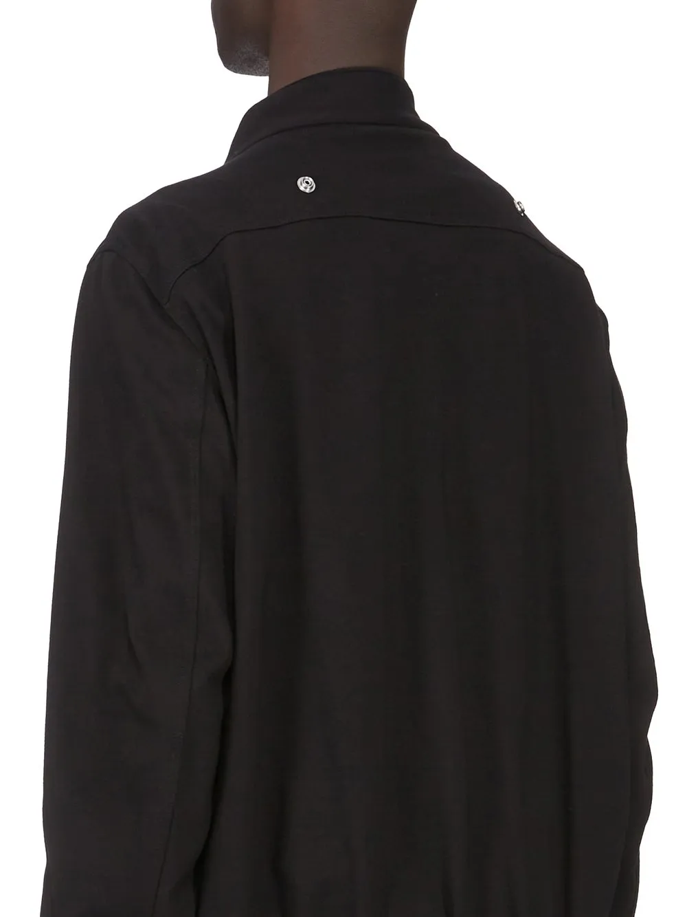 Rick Owens Temple Hollywood Flight In Black Heavy Jersey