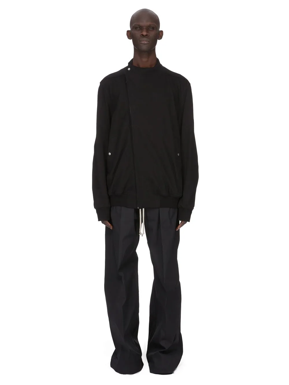 Rick Owens Temple Hollywood Flight In Black Heavy Jersey