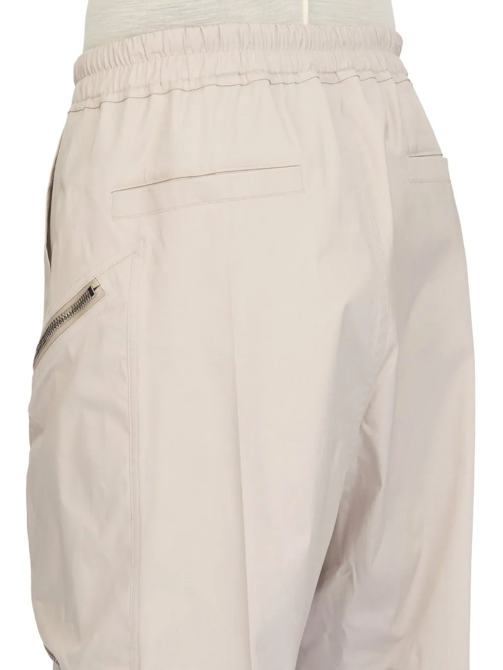 Rick Owens Temple Heizer Bela In Pearl Heavy Poplin