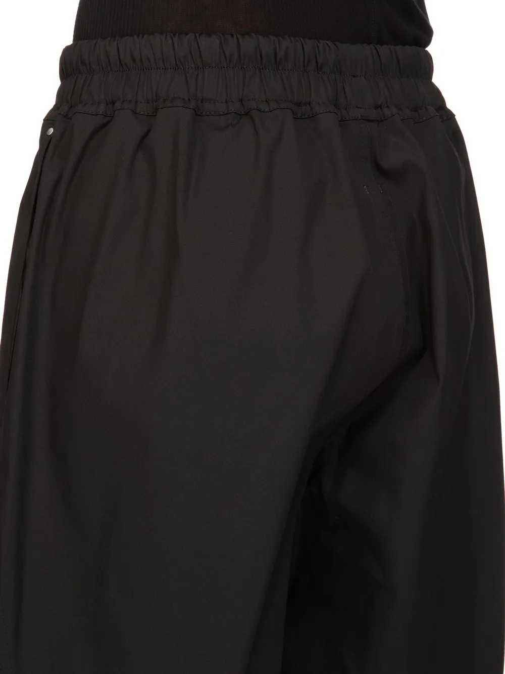 Rick Owens Temple Bela Boxers In Black Heavy Poplin