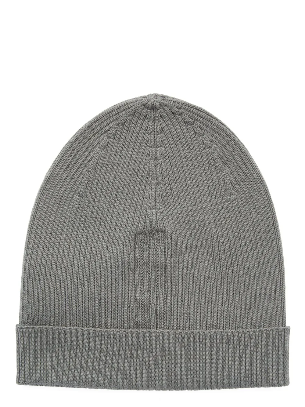 Rick Owens Temple Ribbed Beanie In Euca Ribbed Knit