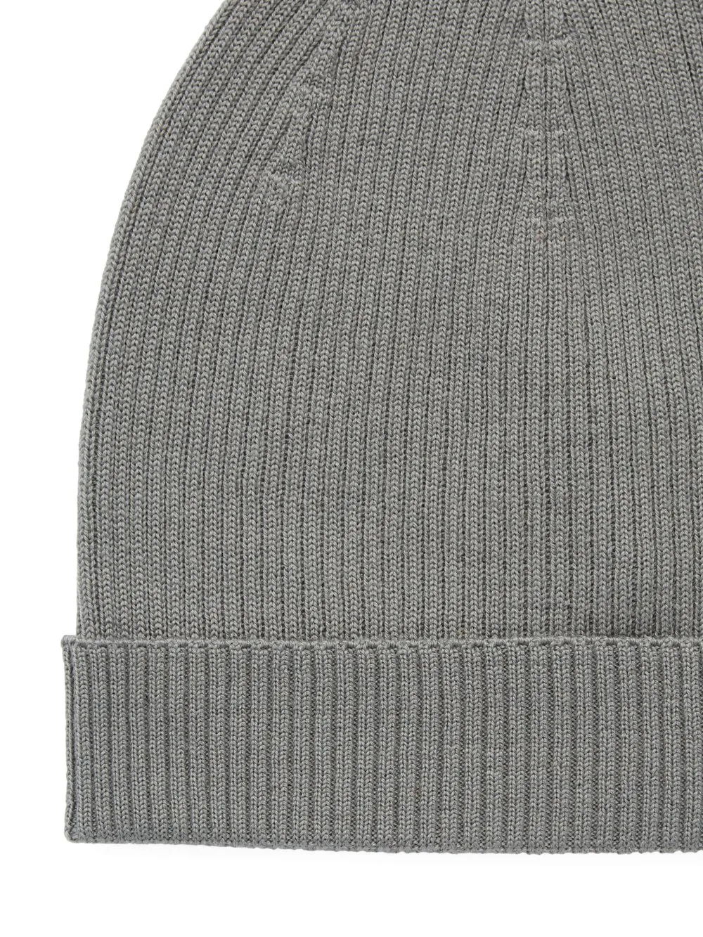 Rick Owens Temple Ribbed Beanie In Euca Ribbed Knit