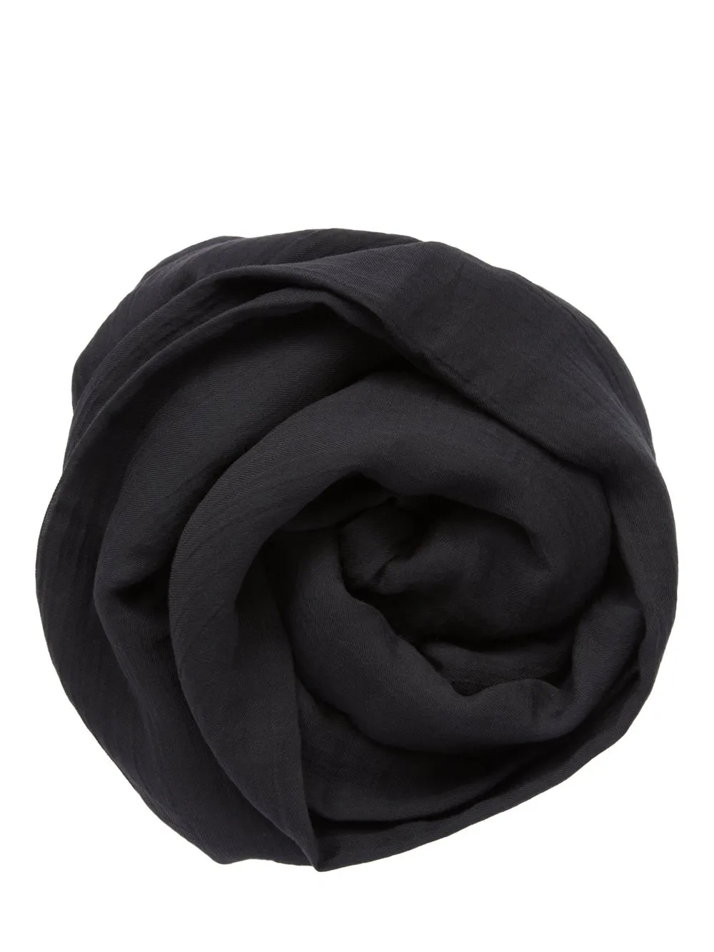 Rick Owens Temple Kika Mega 140X200 In Black Scarf