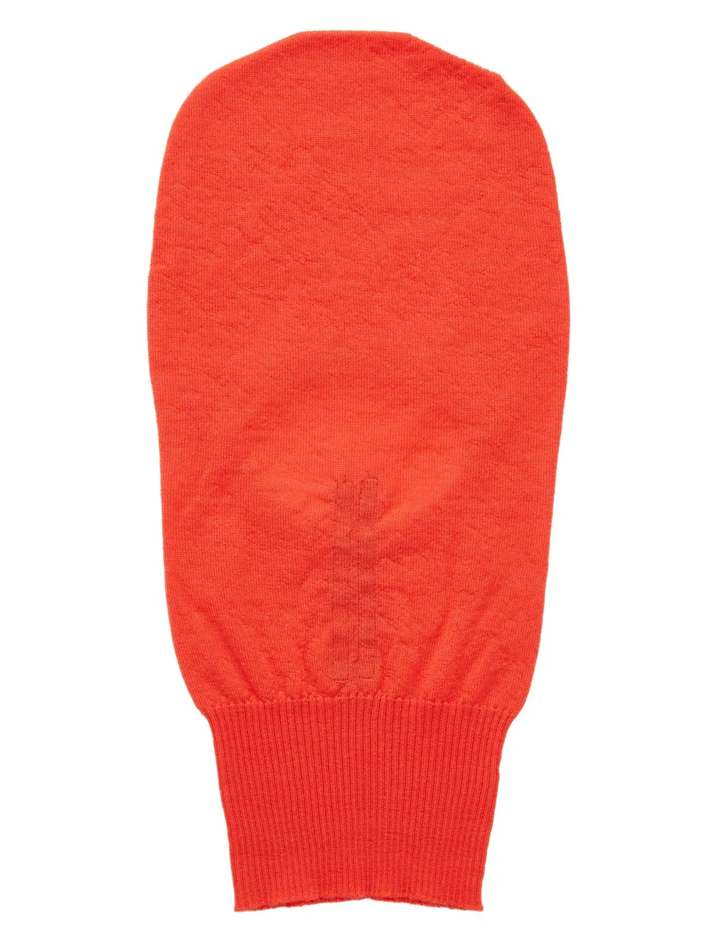 Rick Owens Temple Skull In Coral Lightweight Cashmere Knit