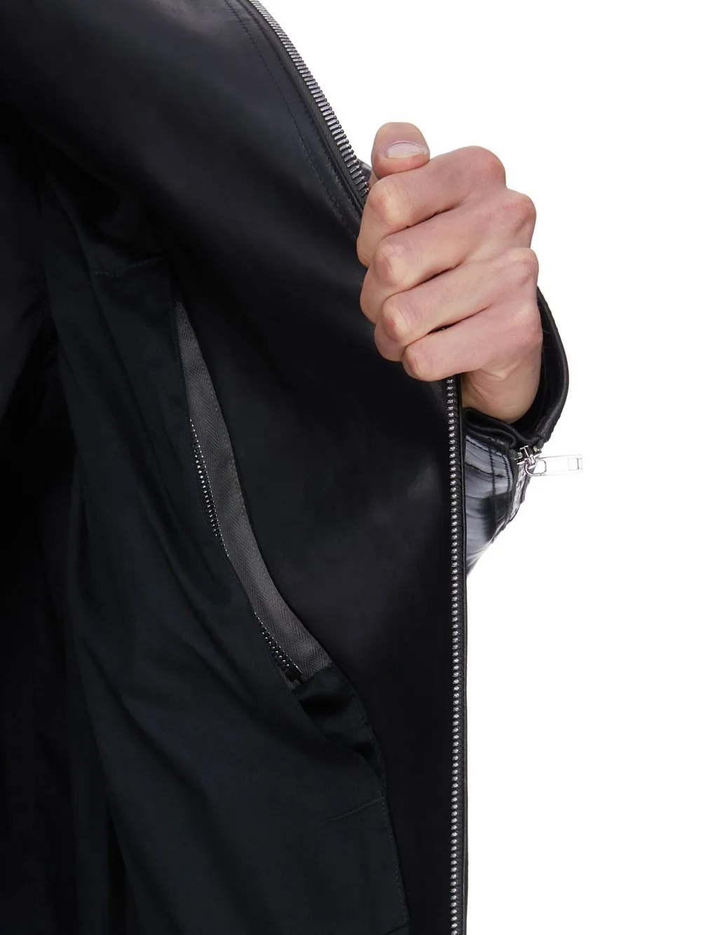 Rick Owens Temple Jumbo Bauhaus Stooges In Black Glossy Bull