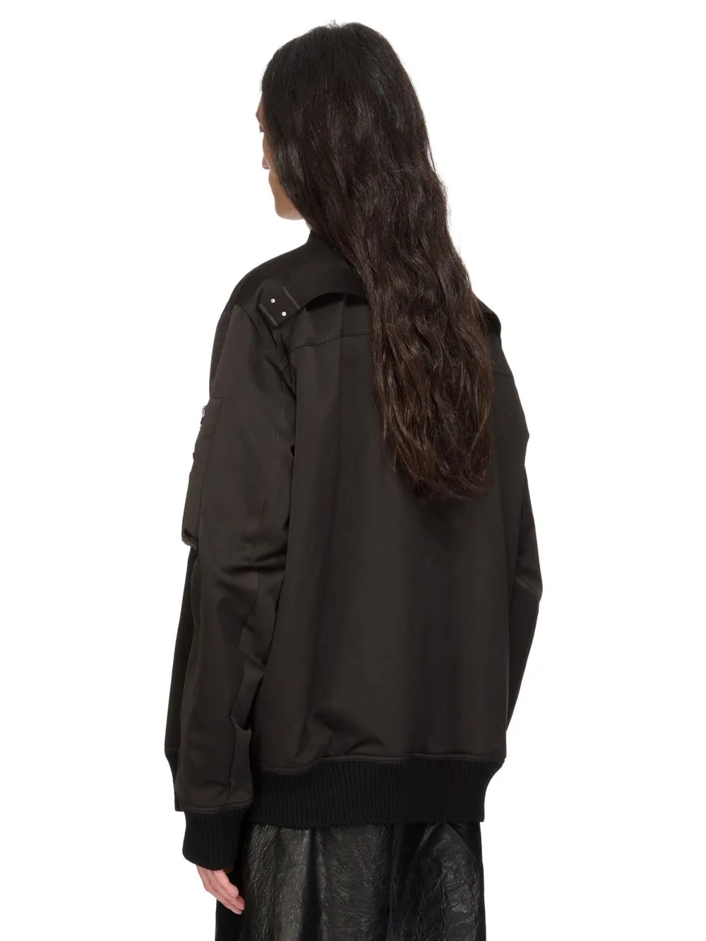 Rick Owens Temple Classic Flight In Black Tech Duchesse