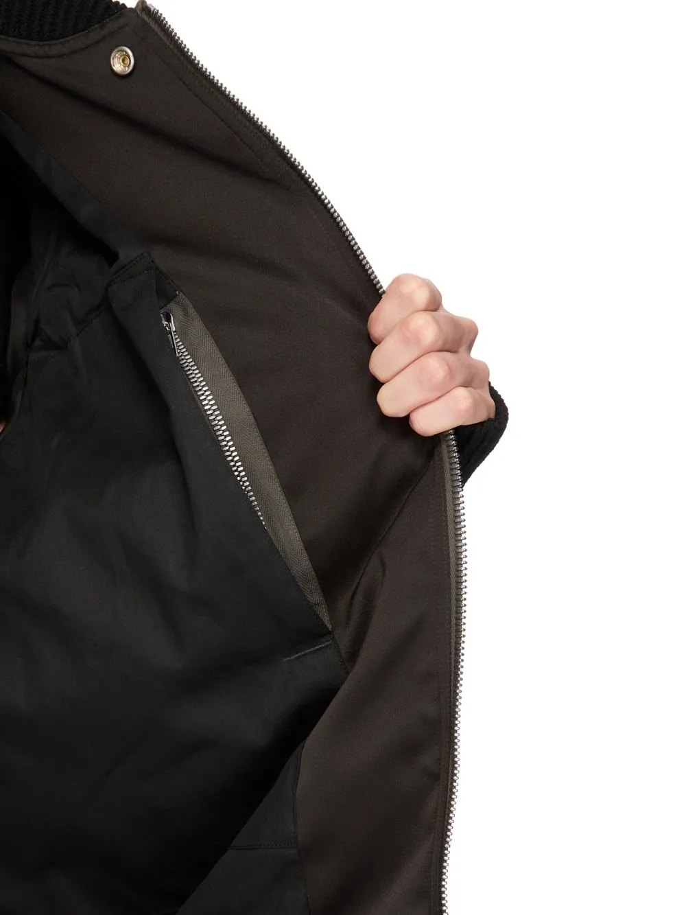 Rick Owens Temple Classic Flight In Black Tech Duchesse