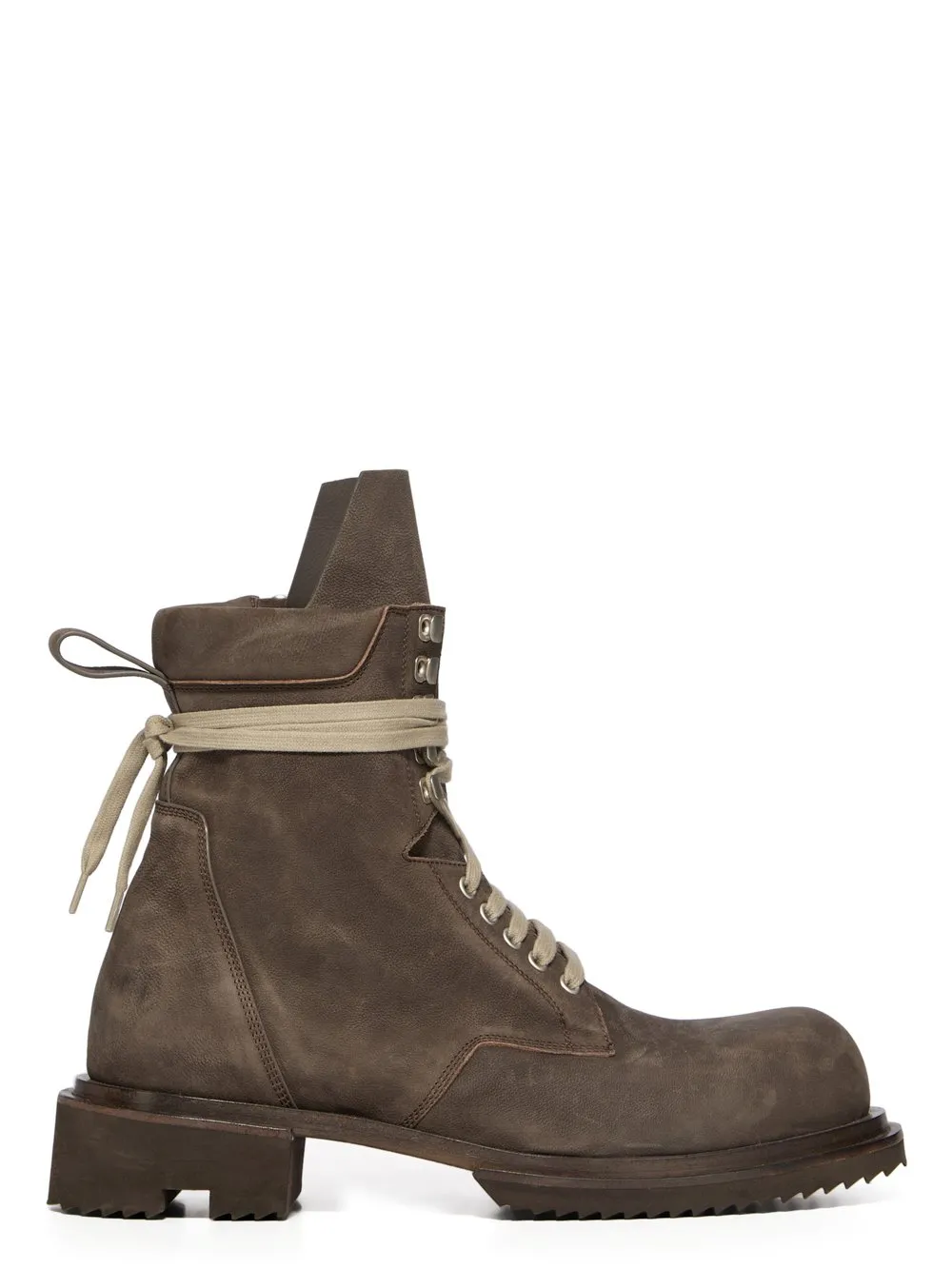 Rick Owens Temple Low Army Gabe In Dark Dust Waxy Nubuck