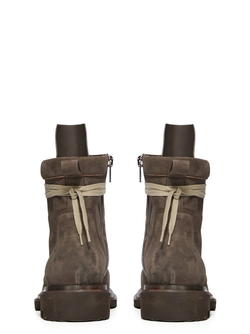 Rick Owens Temple Low Army Gabe In Dark Dust Waxy Nubuck