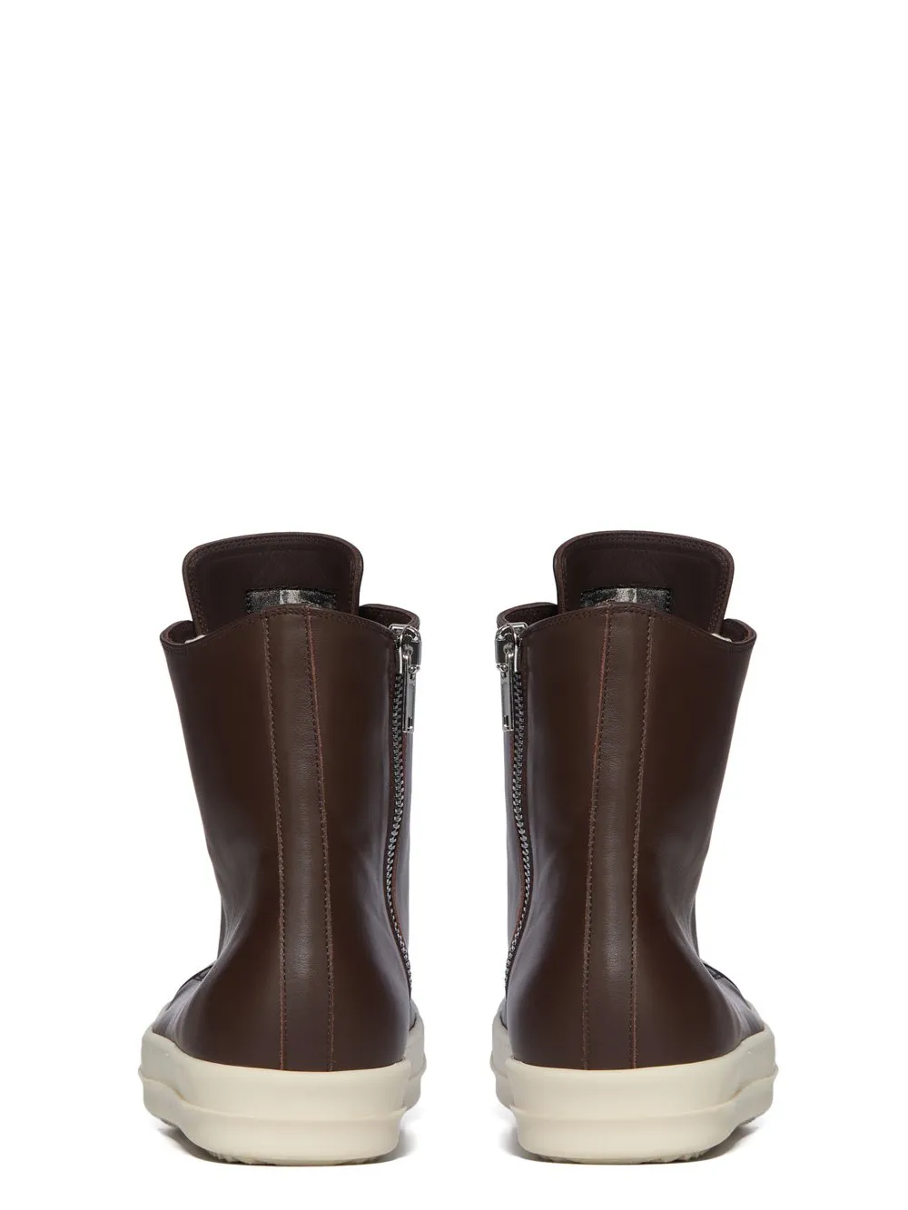 Rick Owens Temple Sneaks In Macassar/Milk/Milk Full Grain Calf Leather
