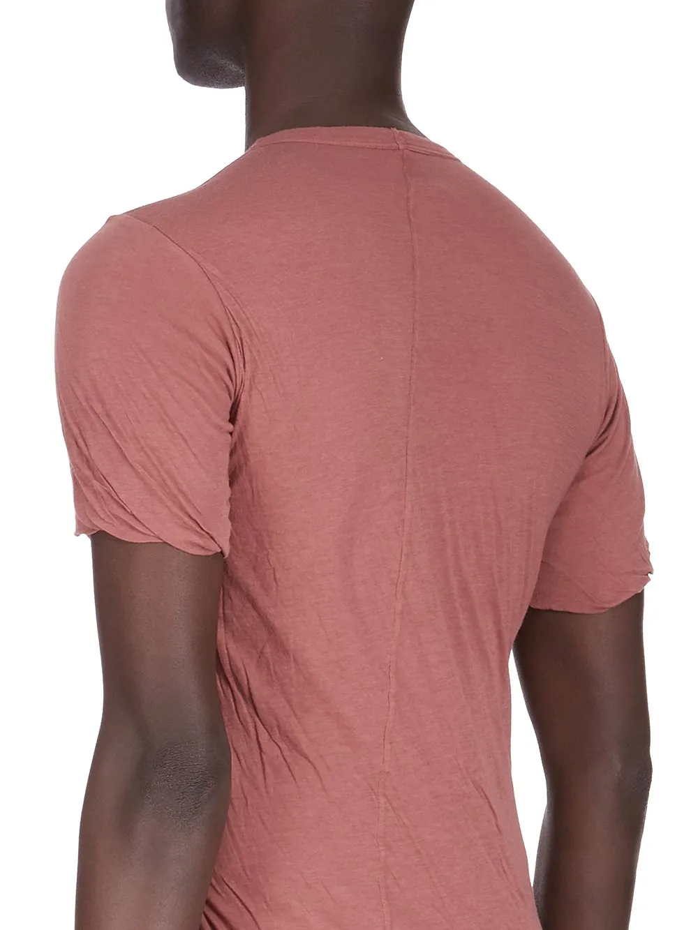 Rick Owens Concordians Double Ss T In Rosewood Unstable Cotton