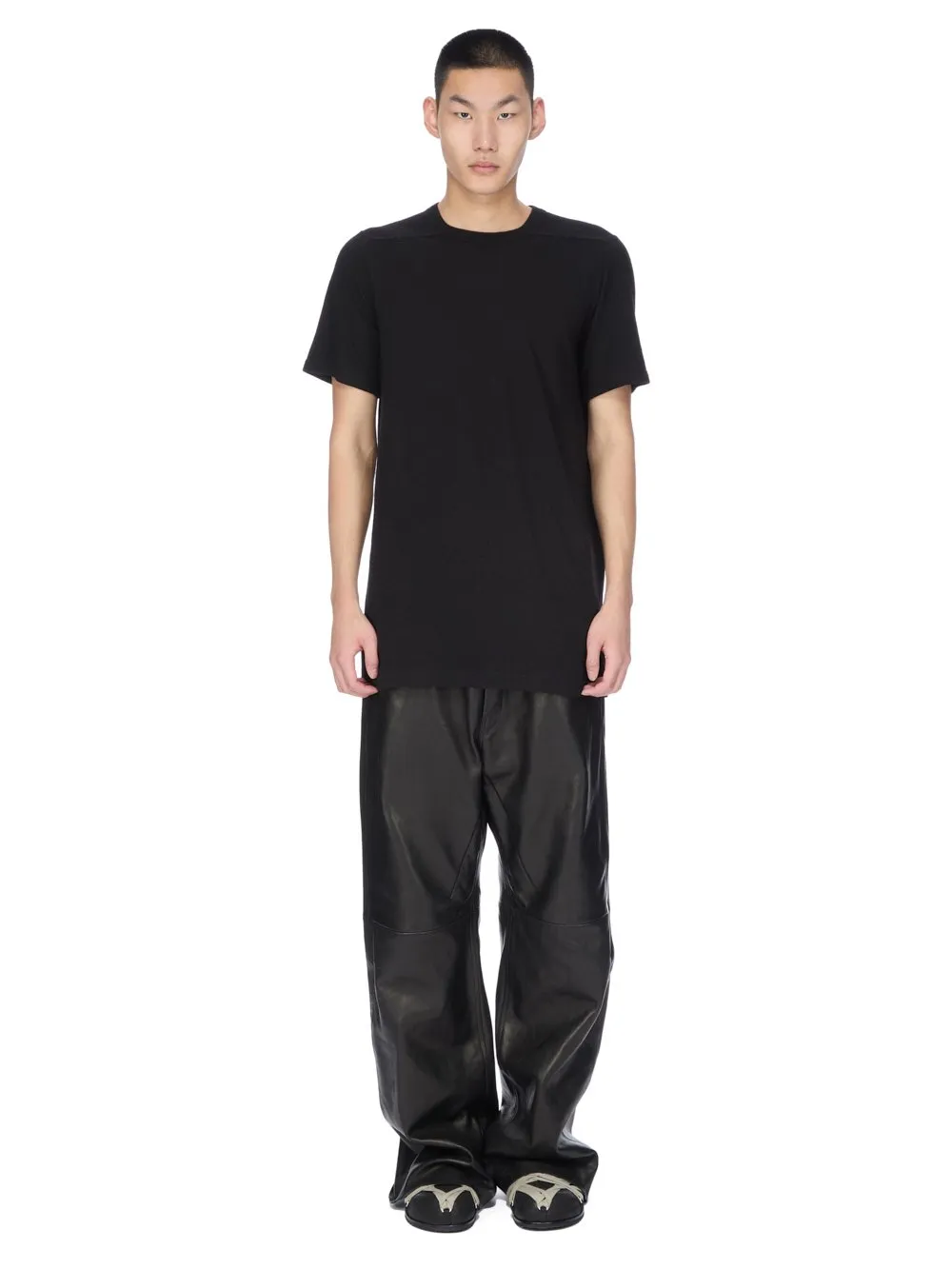 Rick Owens Concordians Level T In Black Rainino Jersey