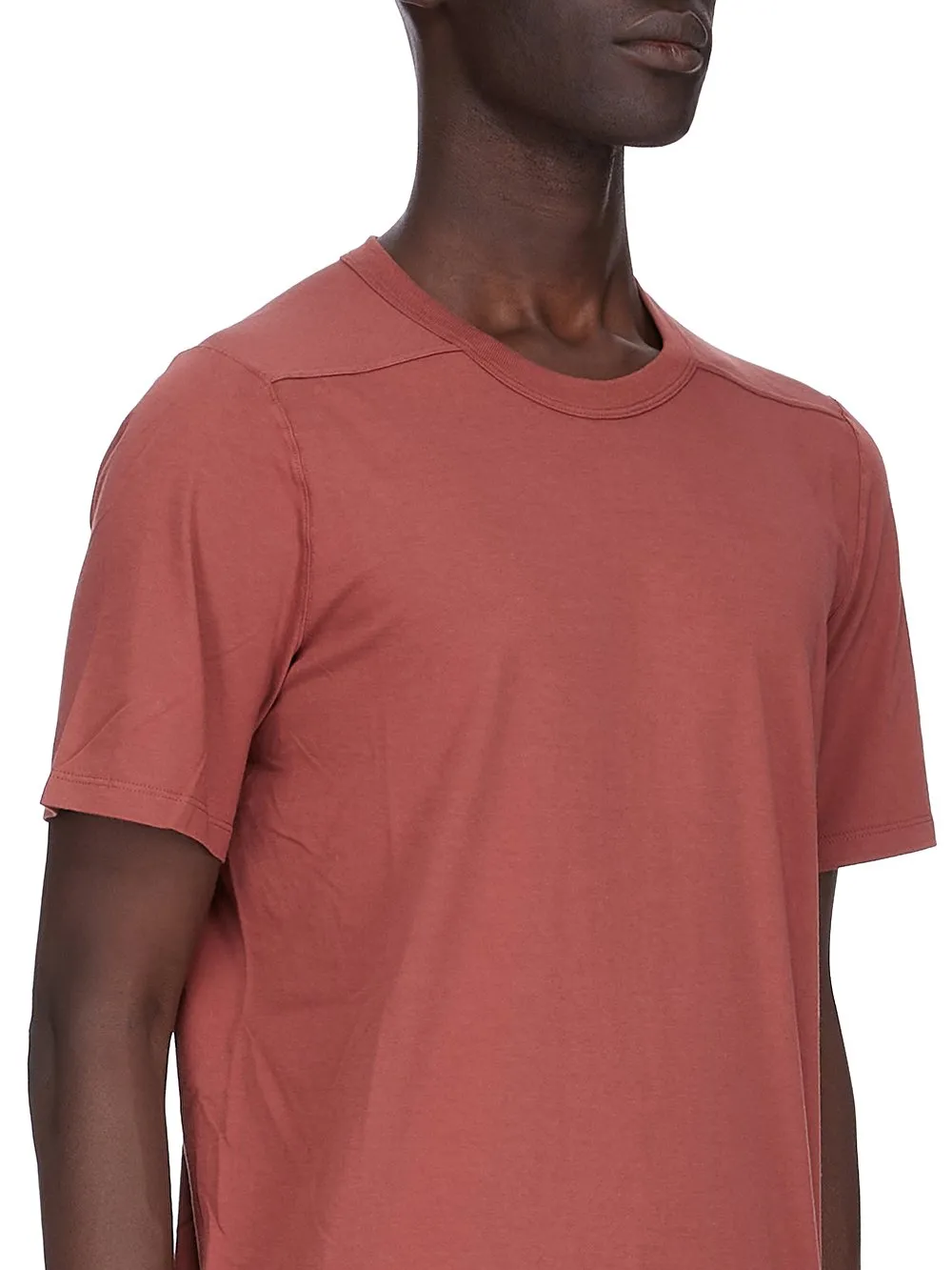 Rick Owens Concordians Level T In Rosewood Classic Cotton Jersey