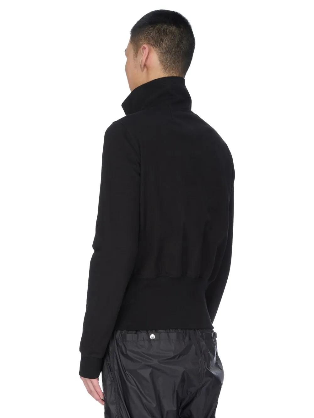 Rick Owens Concordians Bauhaus Jogger In Black Heavy Jersey