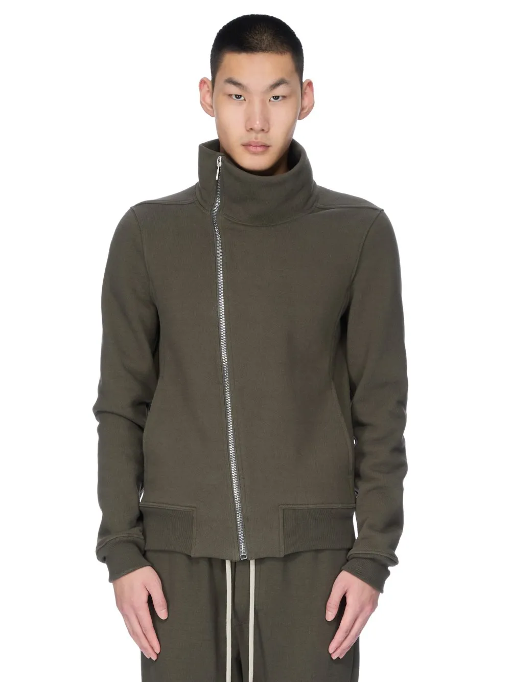 Rick Owens Concordians Bauhaus Jogger In Bosco Compact Terry Jersey