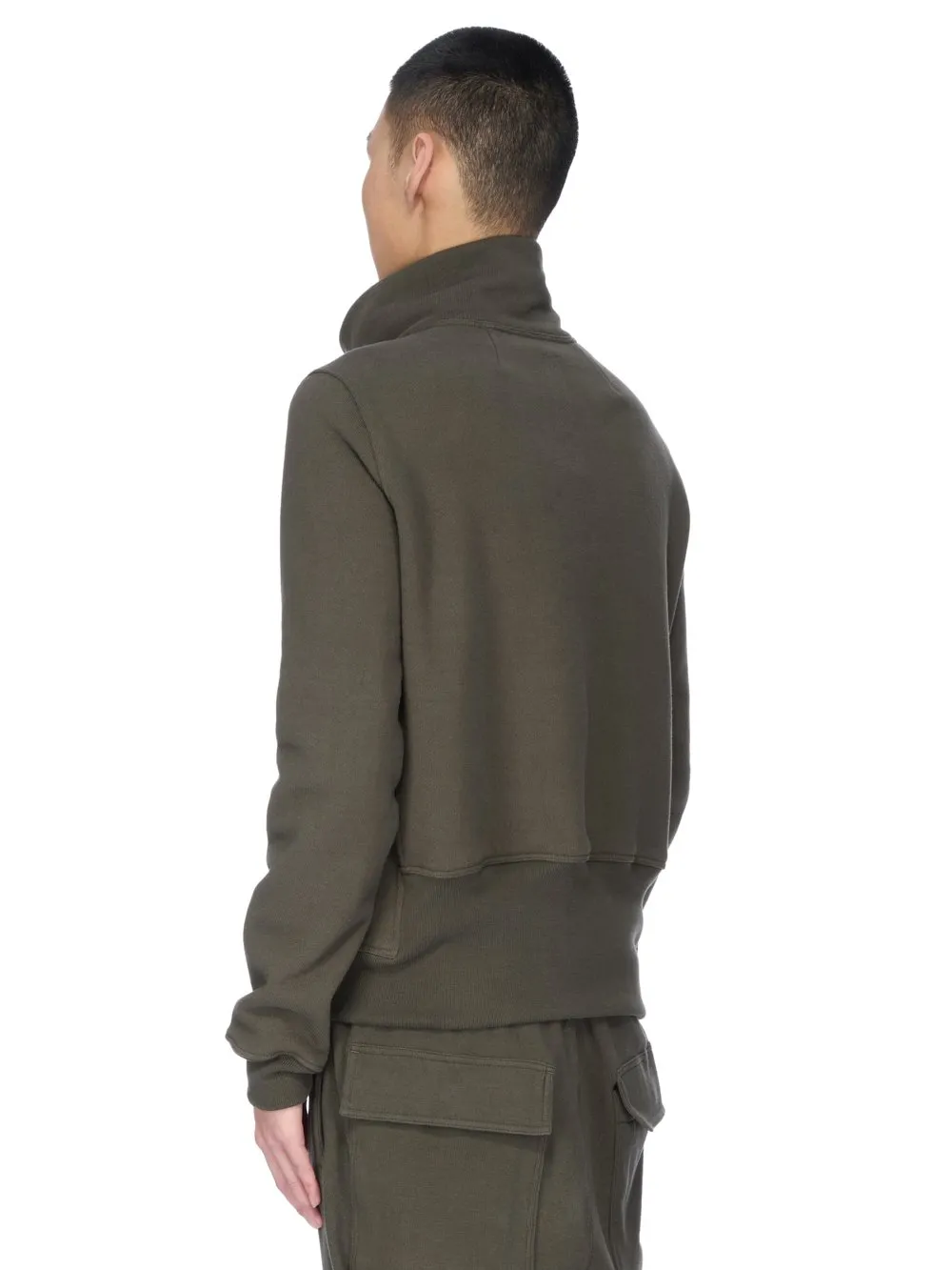 Rick Owens Concordians Bauhaus Jogger In Bosco Compact Terry Jersey
