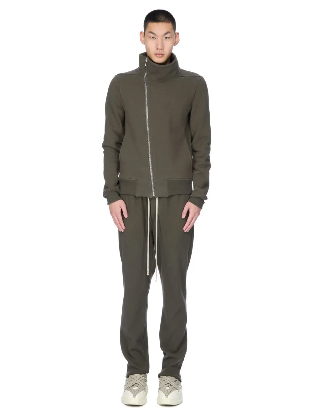 Rick Owens Concordians Bauhaus Jogger In Bosco Compact Terry Jersey