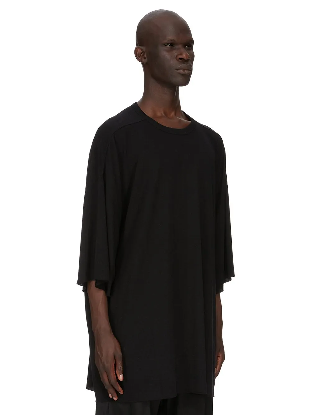 Rick Owens Concordians Tommy T In Black Rainino Jersey