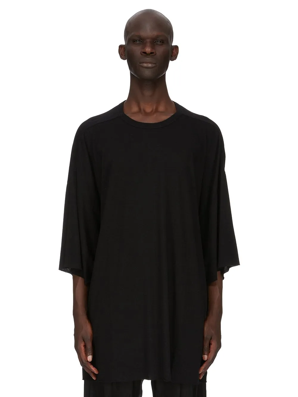 Rick Owens Concordians Tommy T In Black Rainino Jersey
