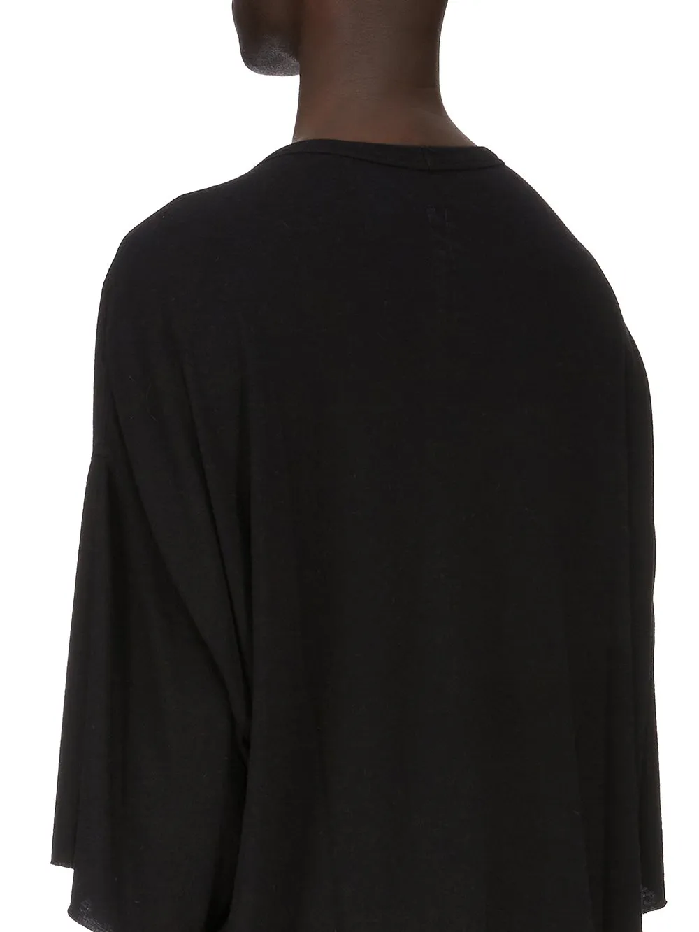 Rick Owens Concordians Tommy T In Black Rainino Jersey