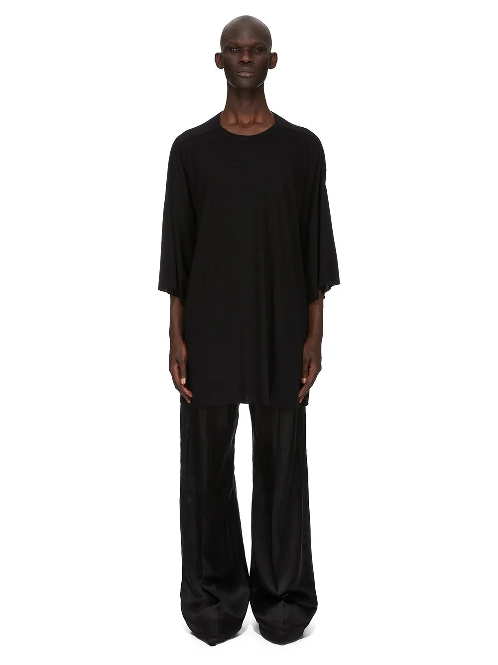 Rick Owens Concordians Tommy T In Black Rainino Jersey