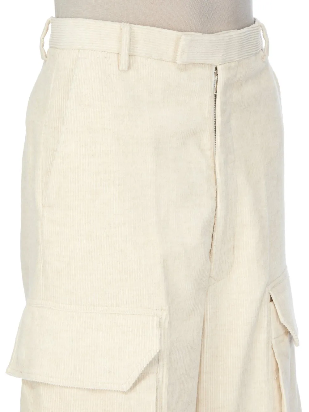 Rick Owens Concordians Firbanks In Natural Linen Corduroy