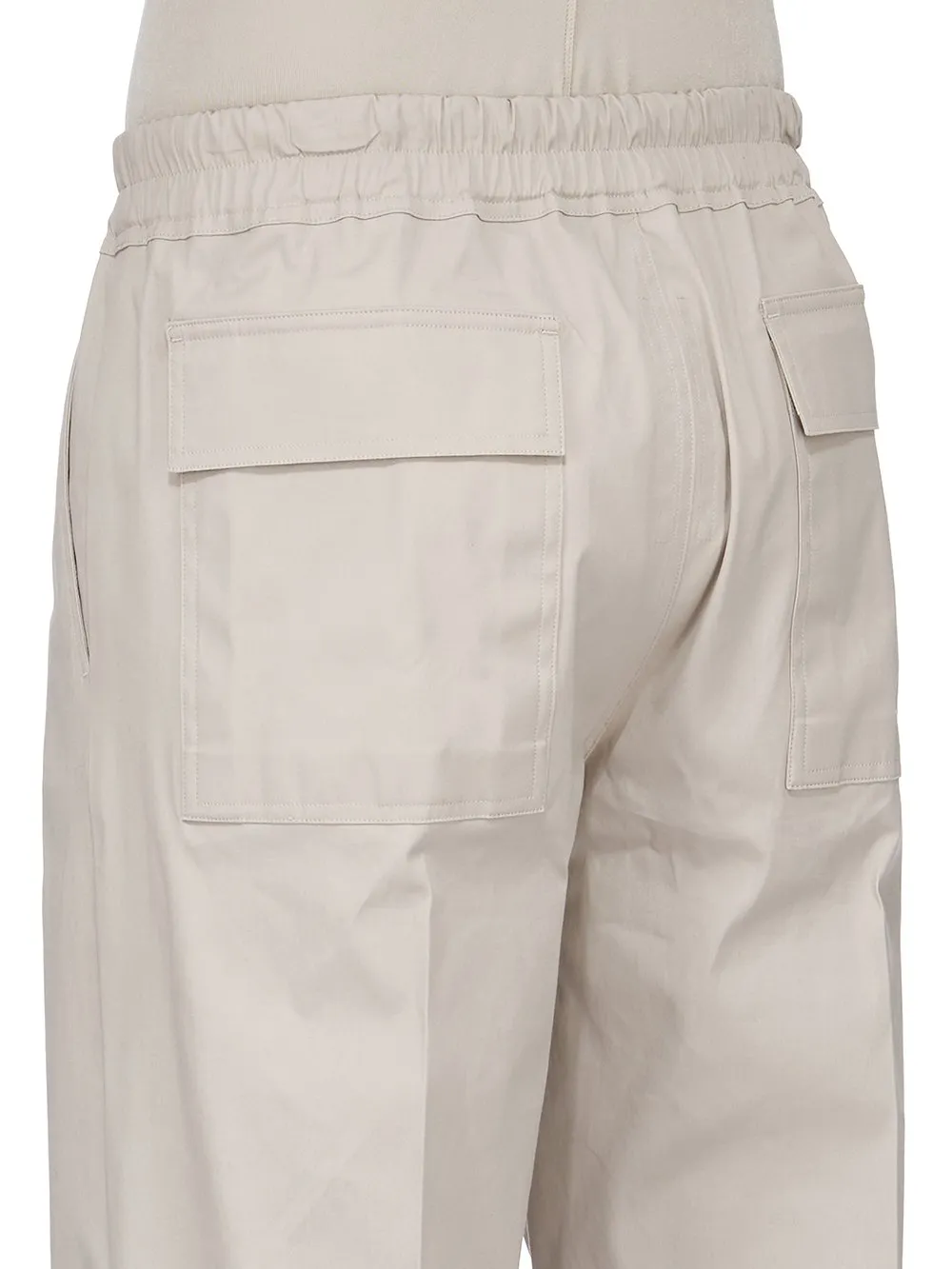 Rick Owens Concordians Dietrich Drawstring In Pearl Heavy Cotton Poplin