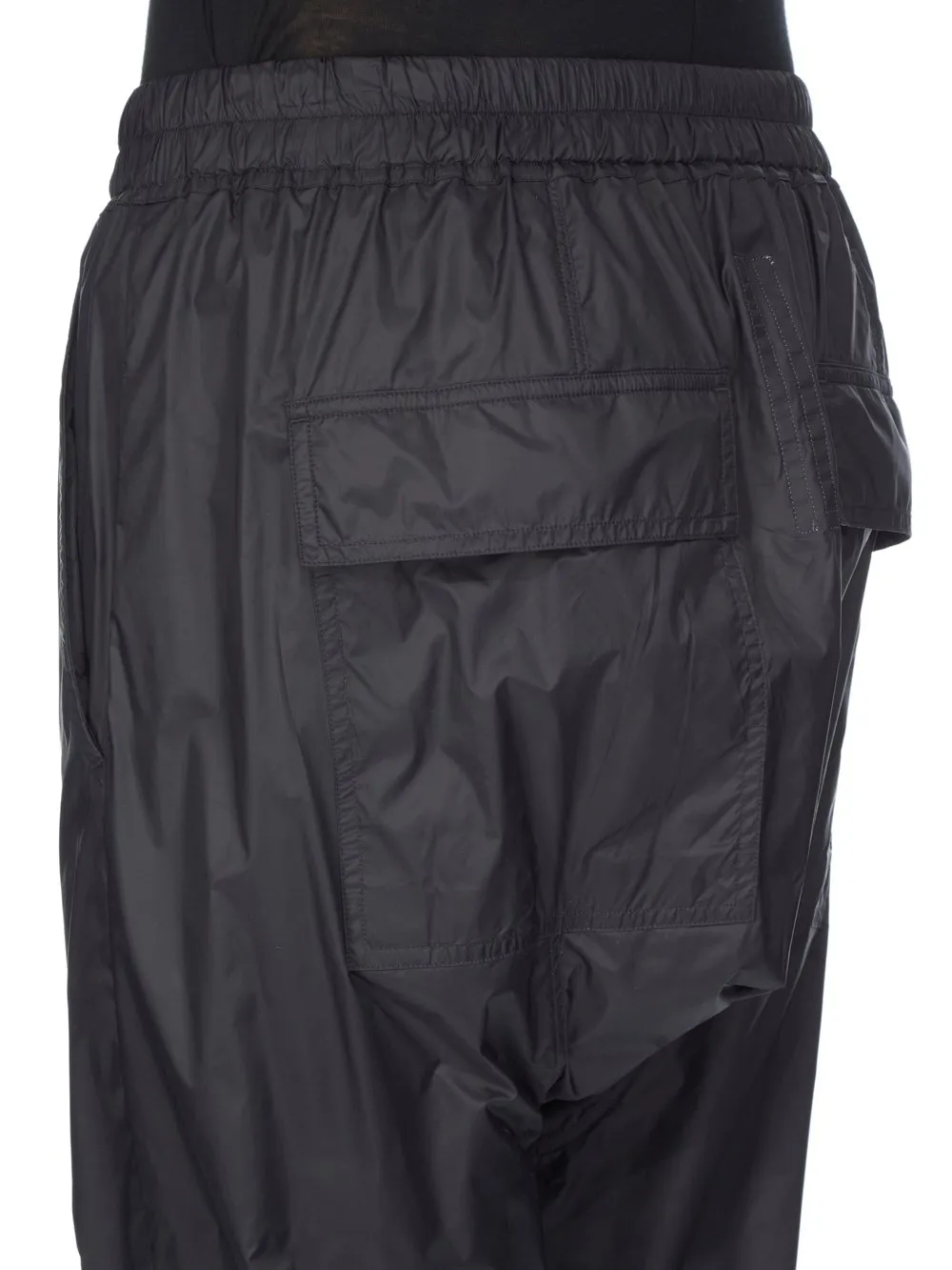 Rick Owens Concordians Drawstring Cuffed In Black Light Nylon