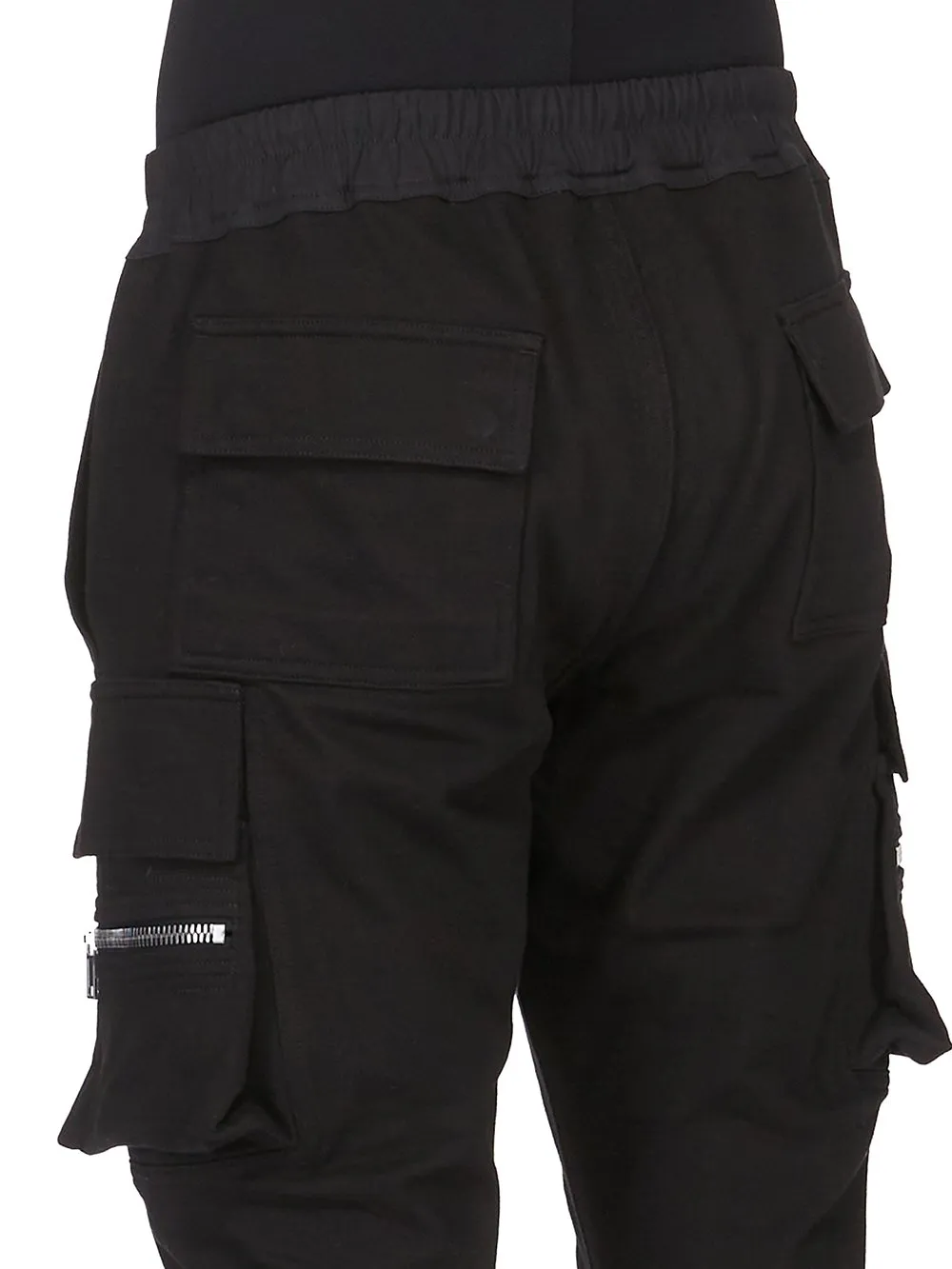 Rick Owens Concordians Mastodon Megacargo In Black Heavy Jersey