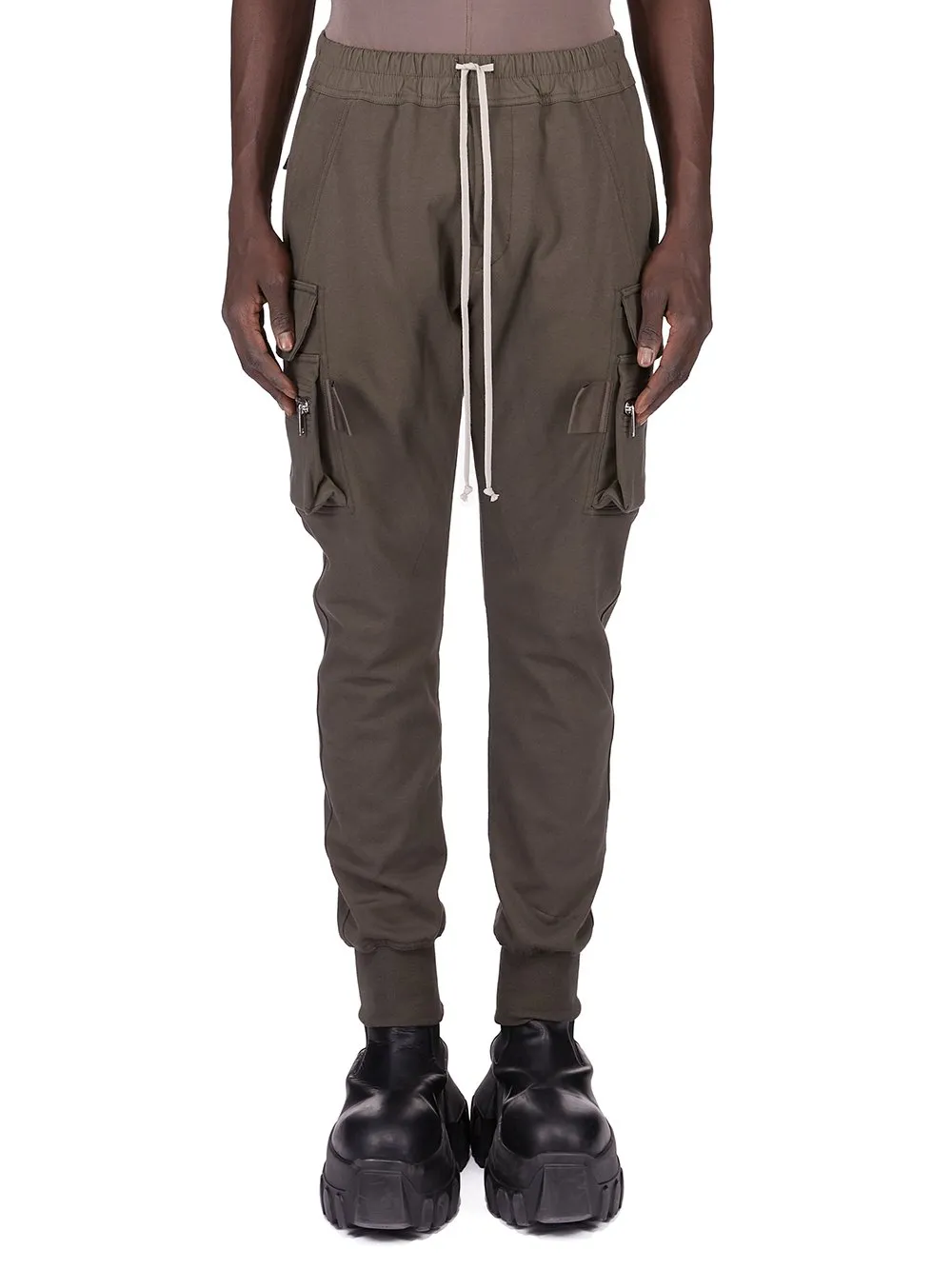 Rick Owens Concordians Mastodon Megacargo In Bosco Heavy Jersey