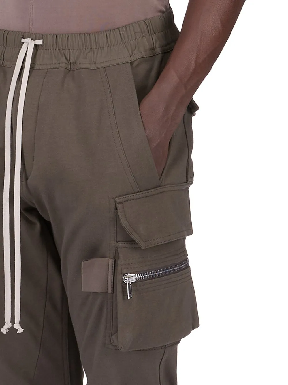 Rick Owens Concordians Mastodon Megacargo In Bosco Heavy Jersey